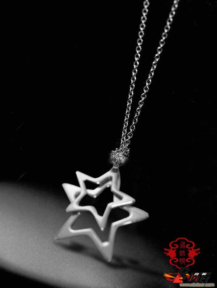 首饰喷砂效果图